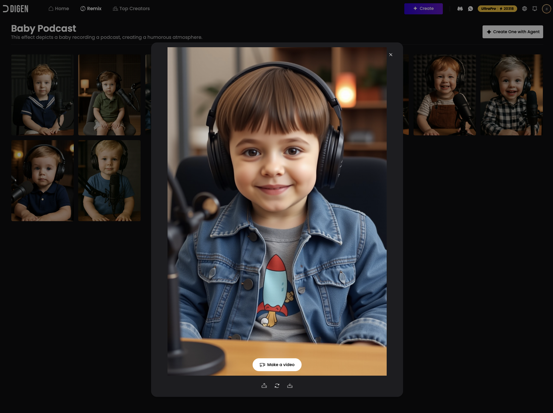 How to image Create a Baby Podcast in 2 Mins for Free?