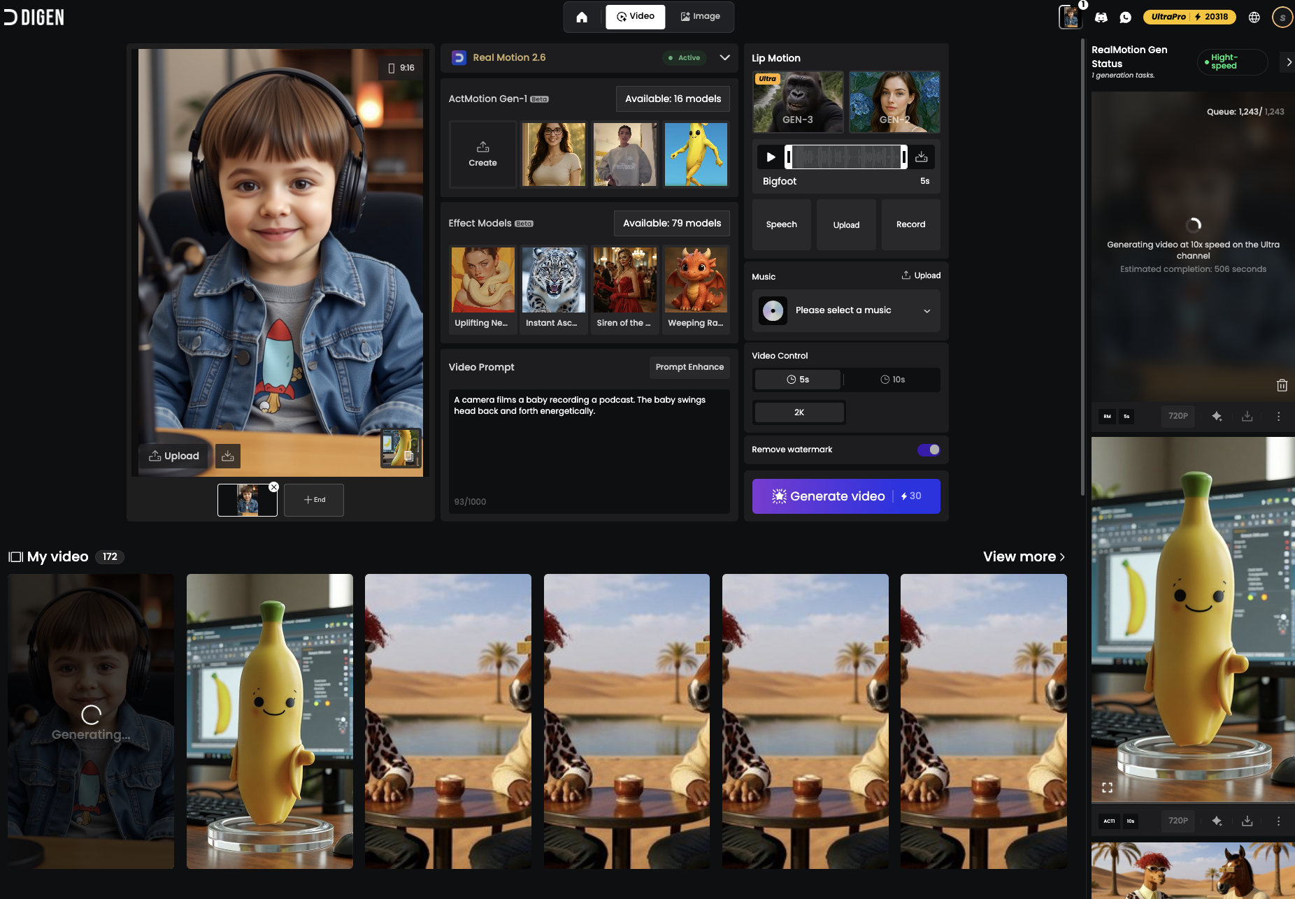 How to image Create a Baby Podcast in 2 Mins for Free?
