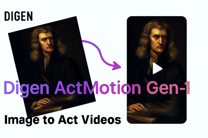 Digen.ai ActMotion vs. Runway: Best for One-Image Motion Transfer?